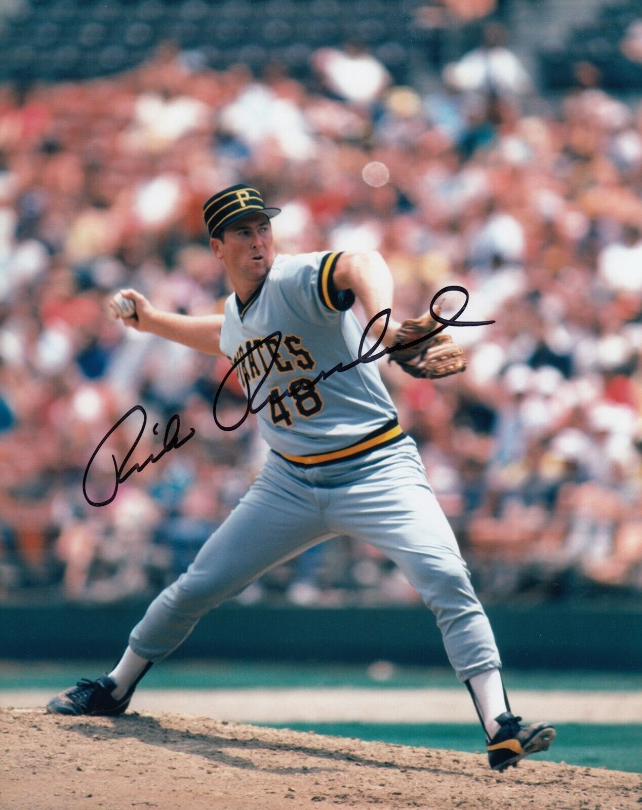 Rick Reuschel #2 Signed w/ COA Pittsburgh Pirates 032419