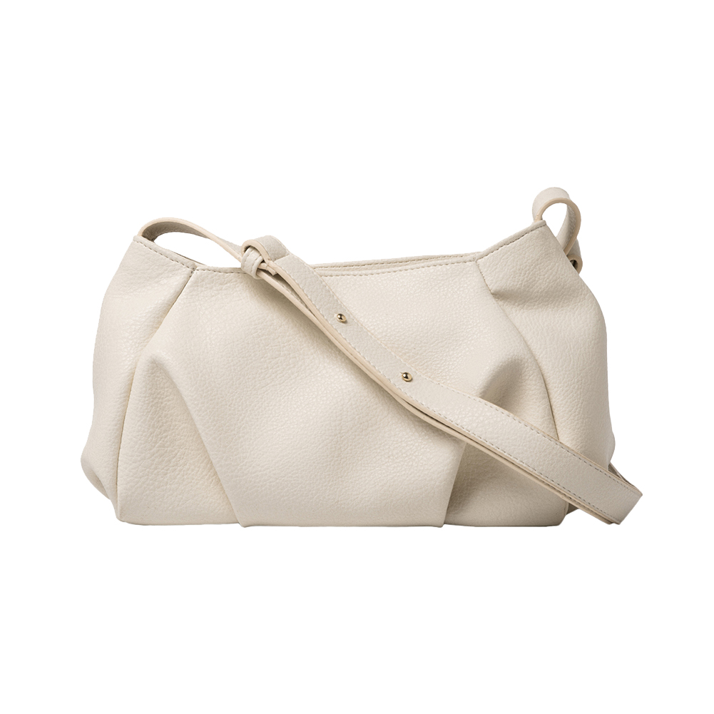 

Leather Shoulder Crossbody Bag Solid Dumpling Street Handbags, Beige, 501 Original