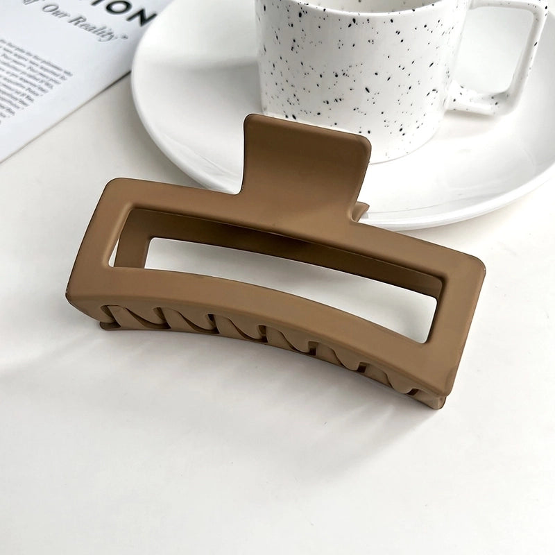 Women’s IG Style Solid Color Plastic Hair Claws