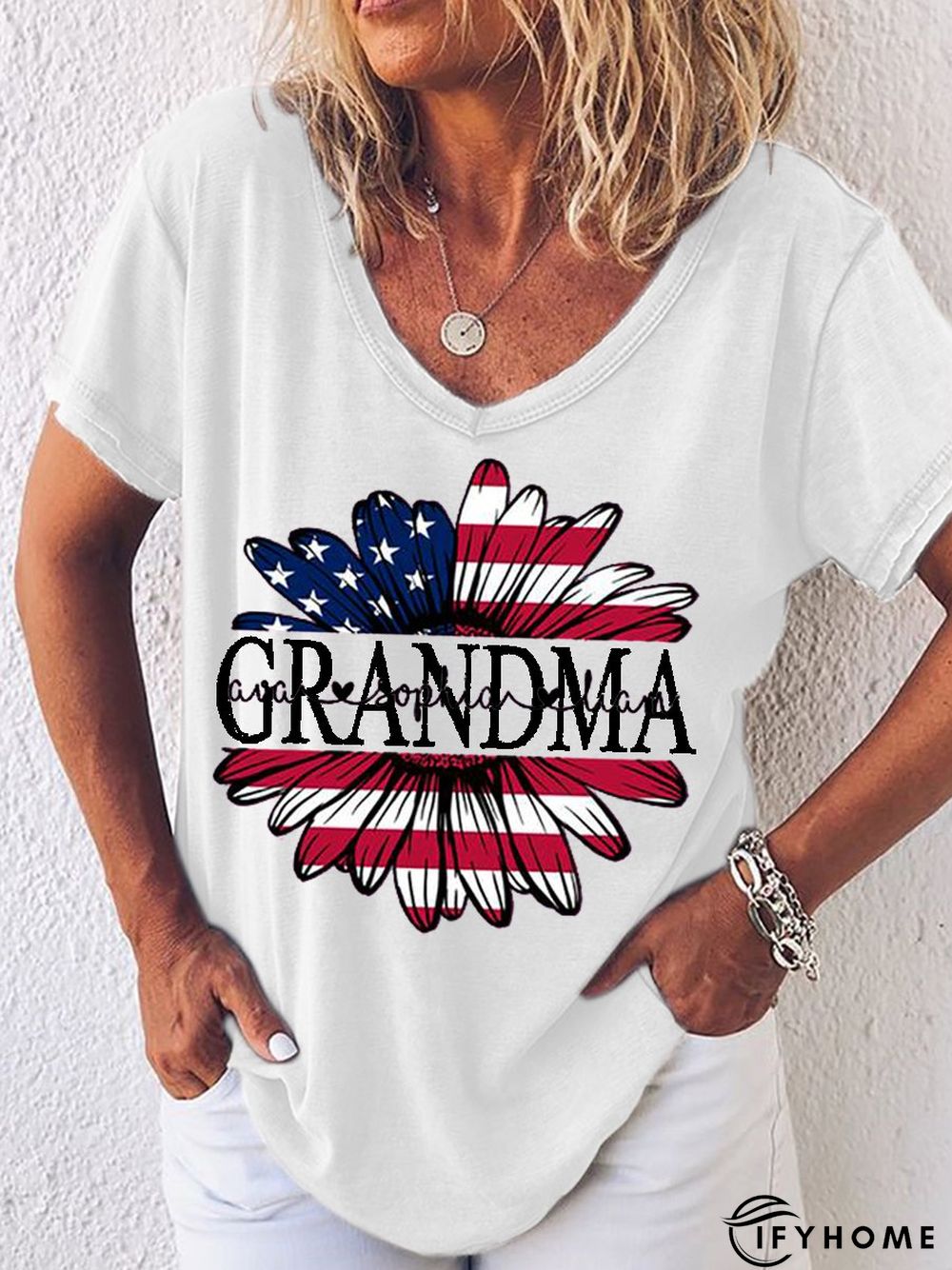 Comfortable Causal Grandma Women's T-Shirt | IFYHOME
