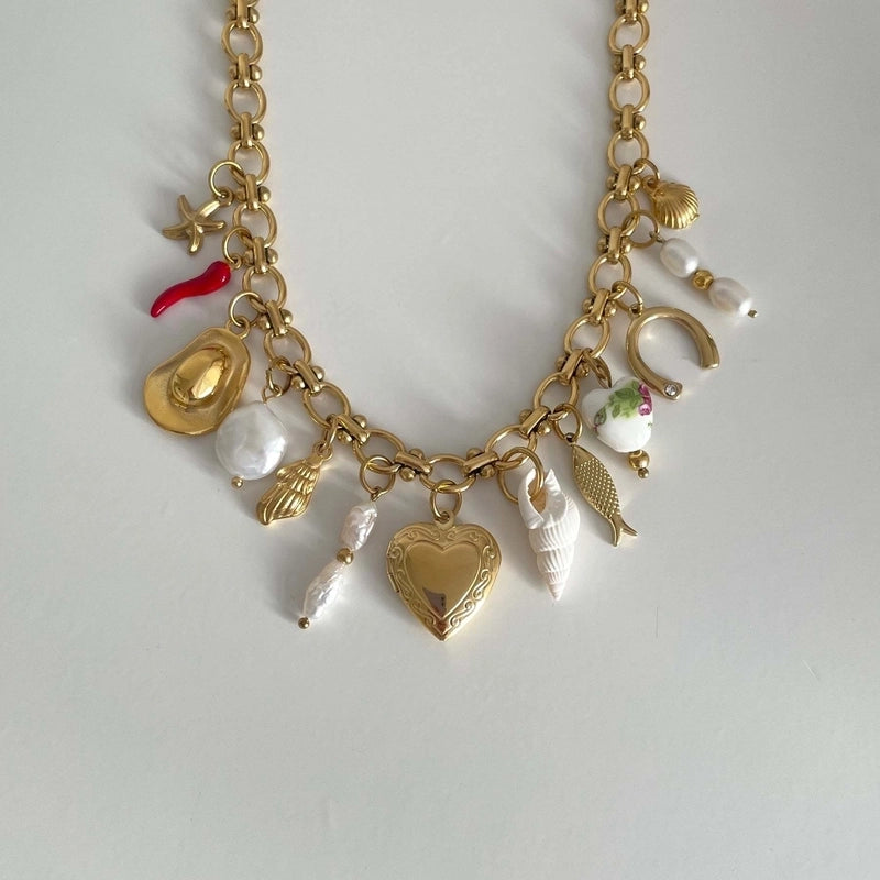 1 Piece 14*18MM 304 Stainless Steel Zircon Geometric Polished Pendant Jewelry Accessories