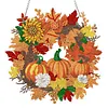 Autumn Halloween DIY Diamond Painting Acrylic Special Shape Pendant Hanging Kit