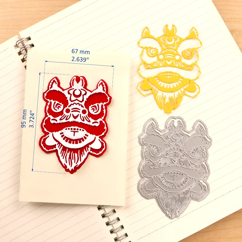 Nigikala METAL CUTTING DIES Chinese New Year 2023 new arrivals stencil DIY Scrapbook Paper Album