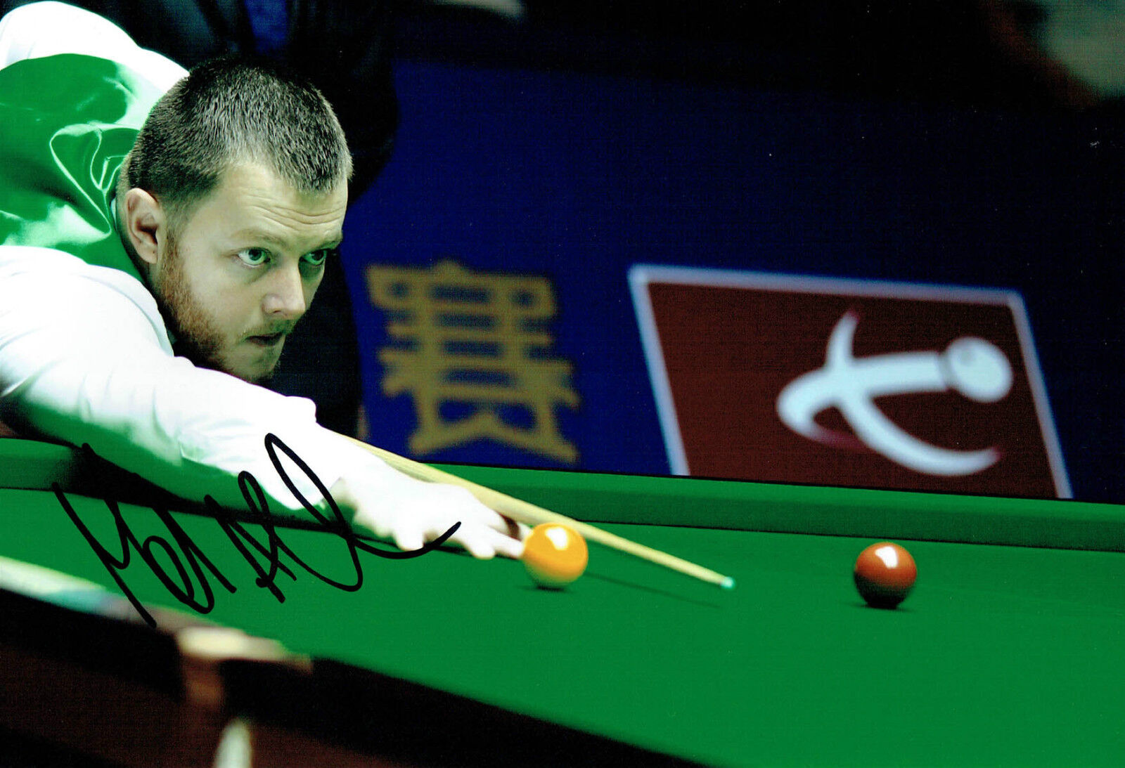 Mark ALLEN 2017 Signed Autograph Photo Poster painting C SNOOKER Sheffield Crucible AFTAL COA