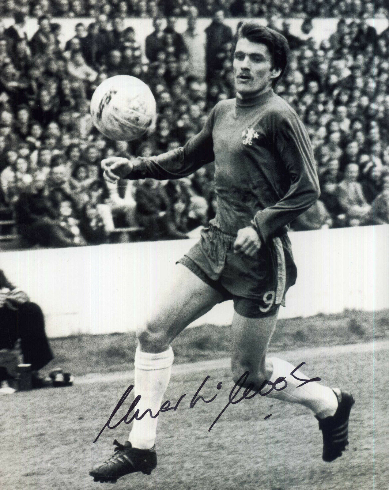 CHARLIE COOKE Signed Photo Poster paintinggraph - Chelsea / Scotland Football Legend - Preprint