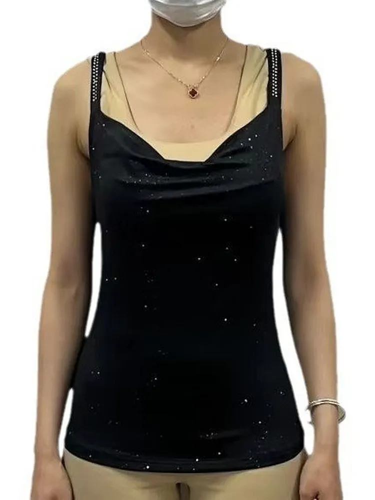 Printed Strappy Cami Top for Women Lightweight Summer