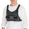 Unisex Front Chest Pack Breathable Lightweight Front Vest Bag Hip Hop Streetwear