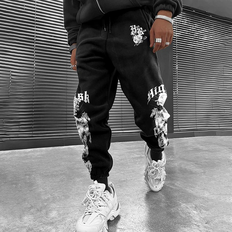 Men's Fashion Printed Casual Sweatpants