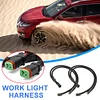 Deutsch DT Headlight Wiring Harness 12V Car Head Lamp Extension Wiring 23.5 Inch