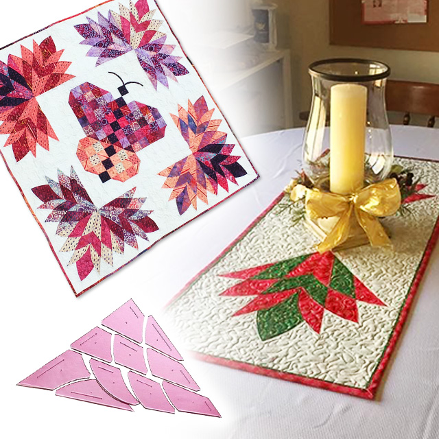 Cleopatra's Fan Patchwork Template Set