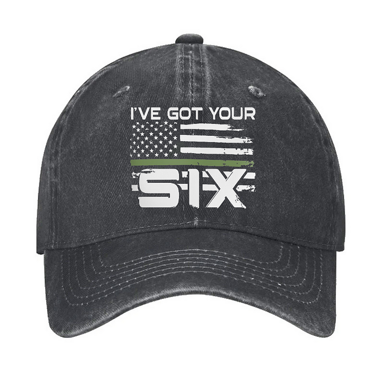 I've Got Your Six Men Veteran Hat