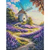 Windmill And Hut-14CT Stamped Cross Stitch Egyptian Cotton 30*40cm/11.81*15.75in tapestrymarket