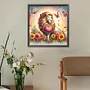 Diamond Painting-5D Full Round Drill Lovely Lion