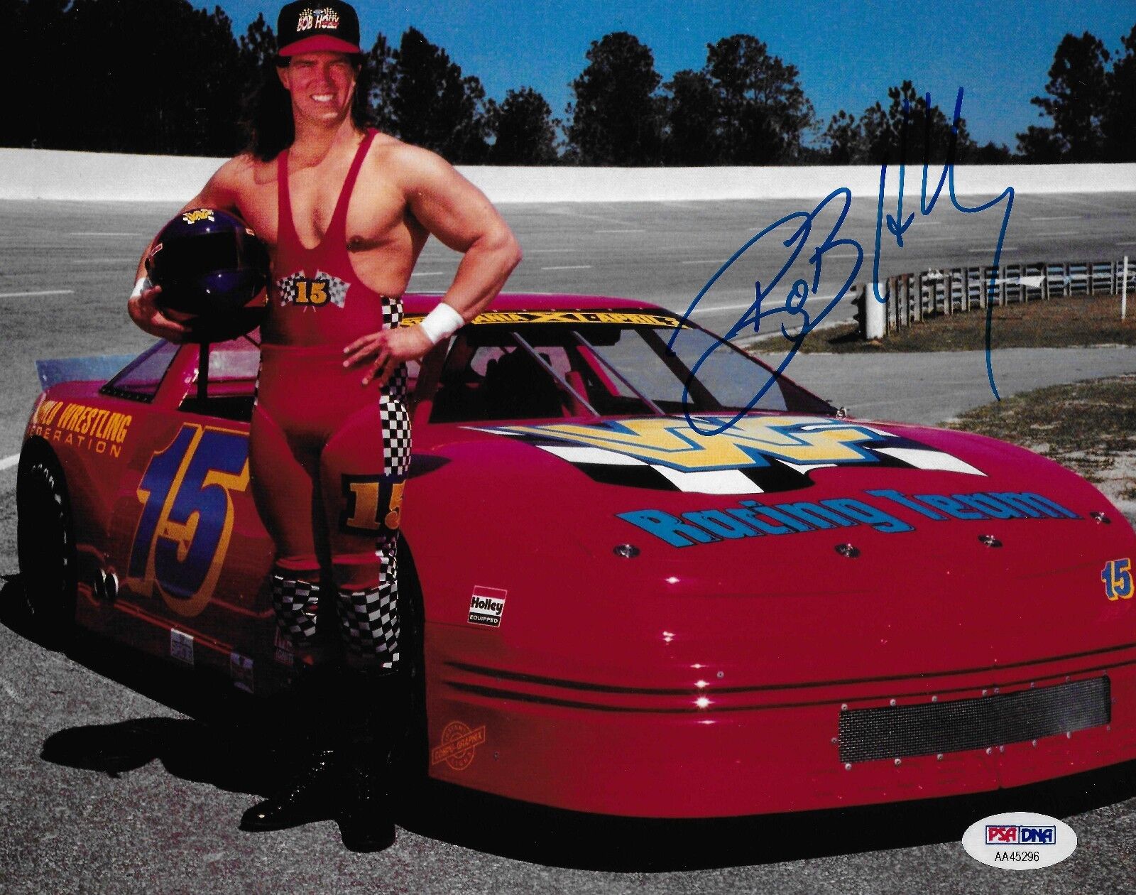 Hardcore Bob Holly Signed WWE 8x10 Photo Poster painting PSA/DNA COA Racing Picture Autograph