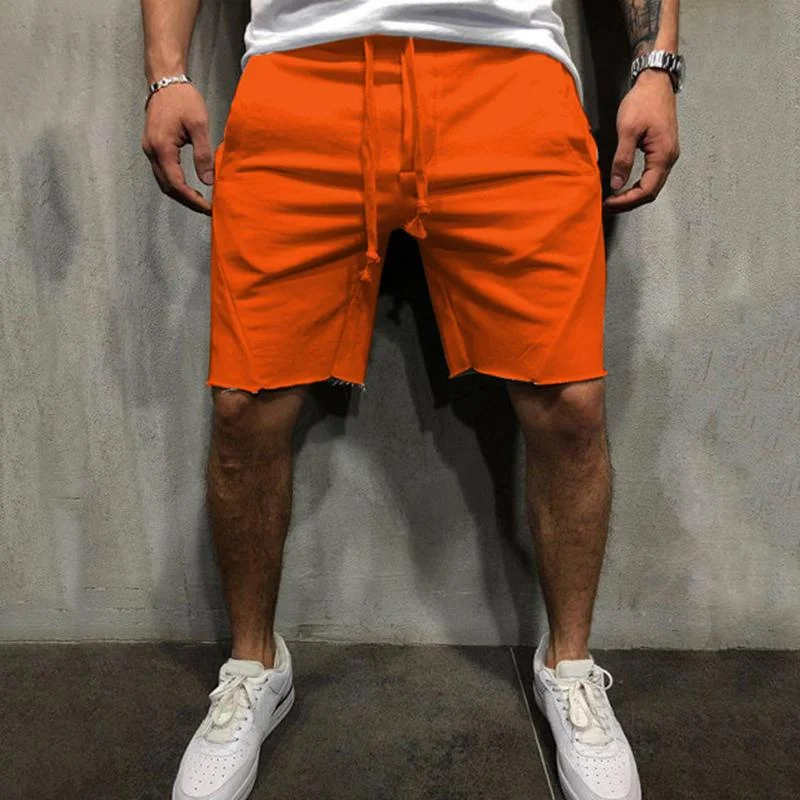 Men Loose Elastic Waist Shorts letclo Letclo