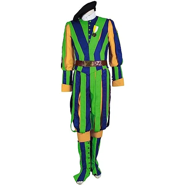 Men's Swiss Guard Uniform Cosplay Costume Christmas Carnival Costume Suit