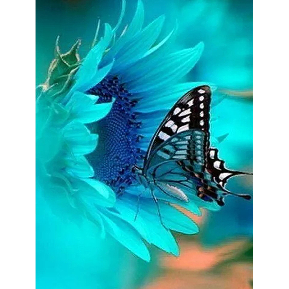 

30*40CM-Round Drill Diamond Painting-Butterfly, 501 Original