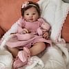 [New Series] 20'' Lifelike Realistic Awake Girl Doll Bolima Reborn Baby Doll with Brown Hair with Heartbeat and Sound - RBBI-Myrebornbabydoll&reg; Myrebornbabydoll&reg;