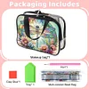 DIY Dragonfly Diamond Art Rhinestone Makeup Bag Transparent PVC Storage Pack