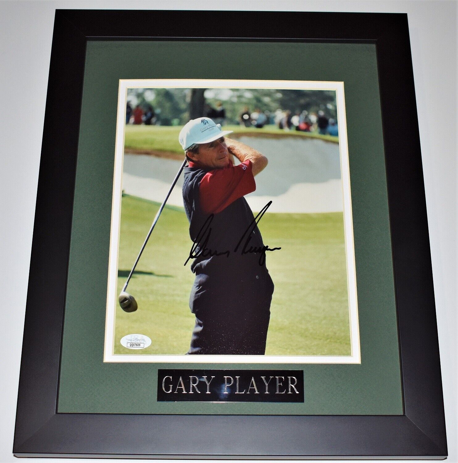 Gary Player Signed Autographed Golf 8x10 inch Photo Poster painting CUSTOM FRAMED + JSA COA