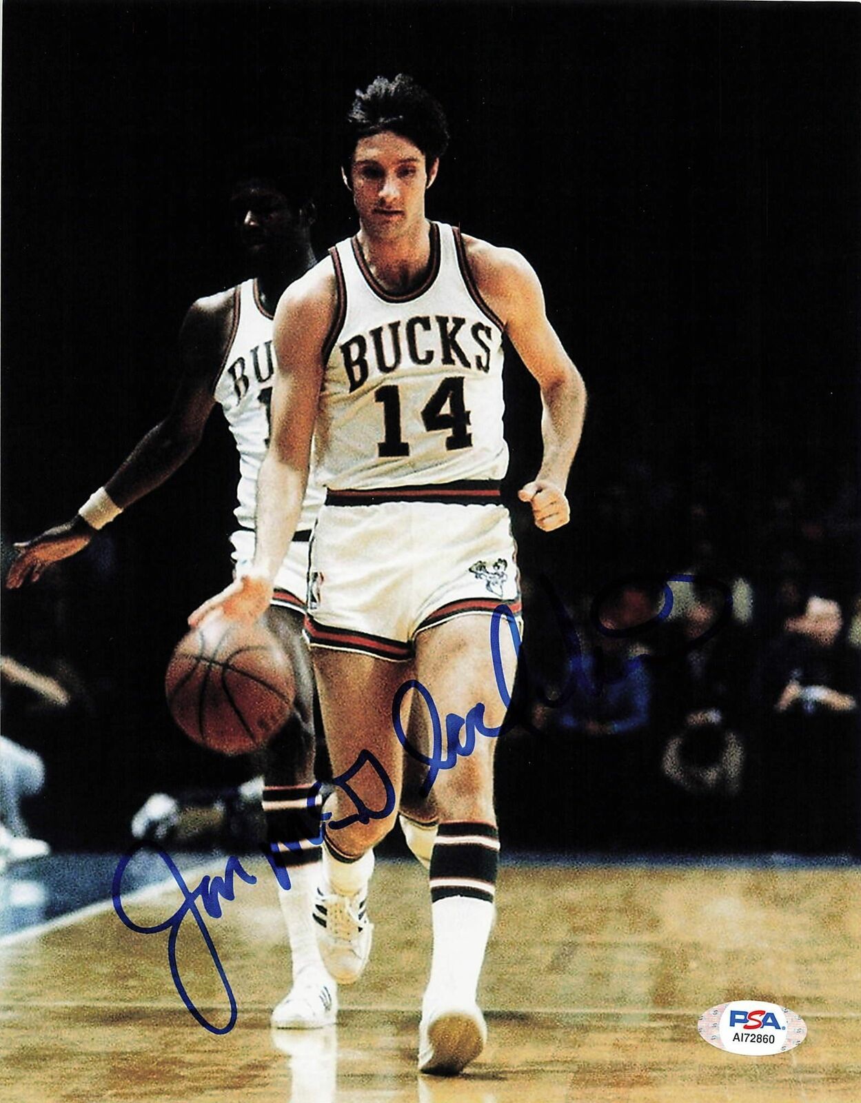 Jon McGlocklin signed 8x10 Photo Poster painting PSA/DNA Milwaukee Bucks Autographed