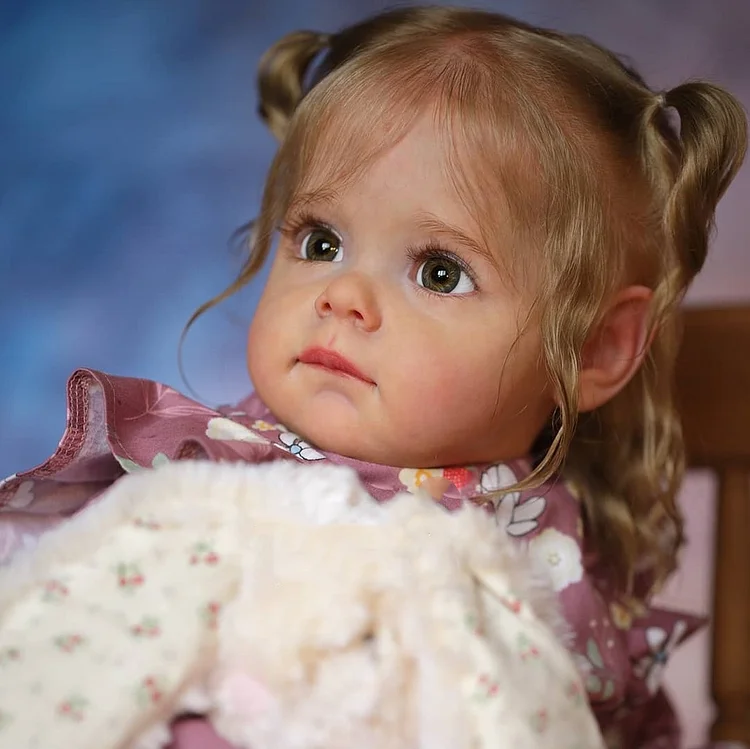 17" & 22" Real Lifelike Soft Weighted Body Reborn Toddler Girl Doll Chloe Realistic Newborn Dolls Best Gift Ideas Rebornartdoll® RSAW-Rebornartdoll®