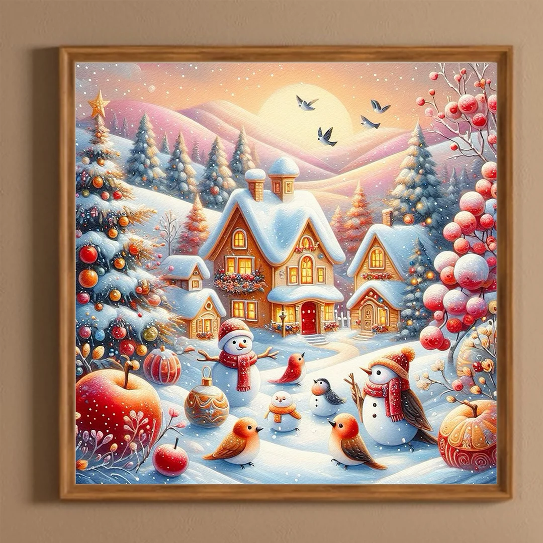 Diamond Painting - Full Round Drill - Town(Canvas|40*40cm)