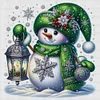 (Multi-Style) Cute Snowman-18CT Stamped Cross Stitch 30*30cm/11.81*11.81in tapestrymarket