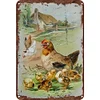 Chickens - Vintage Metal Signs - 20*30cm/30*40cm - Farm