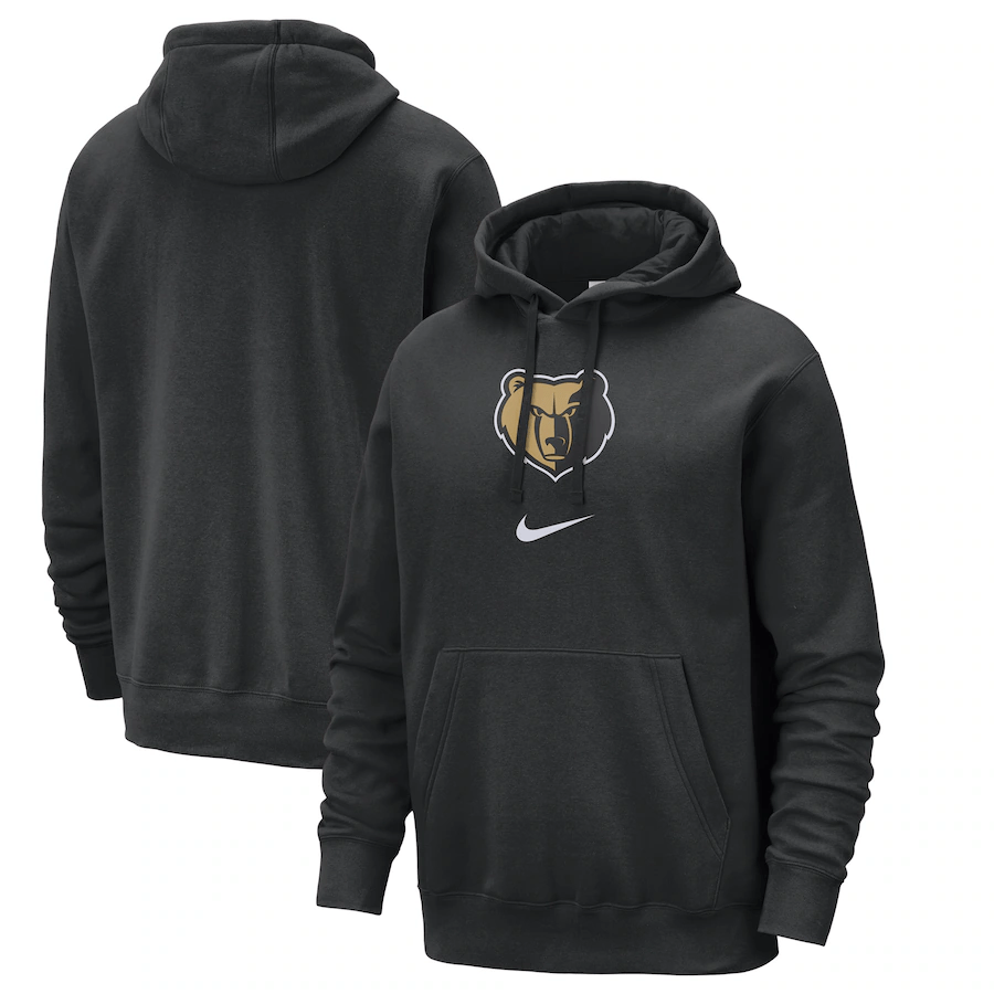 Men's Memphis Grizzlies  Black 2023/24 City Edition Essential Club Pullover Hoodie mysite