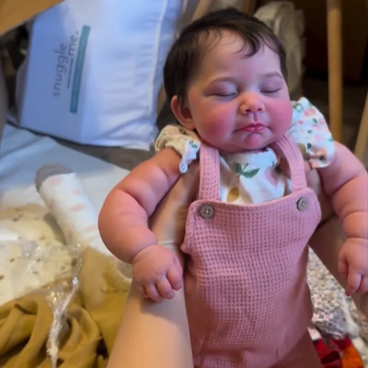 12" & 16" & 20" Reborn Baby Doll with Full Body Silicone and Soft Touch, Newborn Baby with Closed Eyes and Flexible Limbs