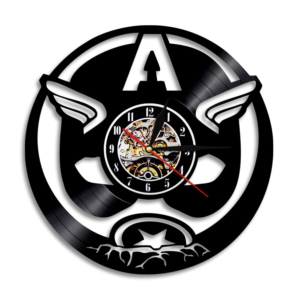 

American Super Soldier - Vinyl Record Wall Clock - Without LED, 501 Original