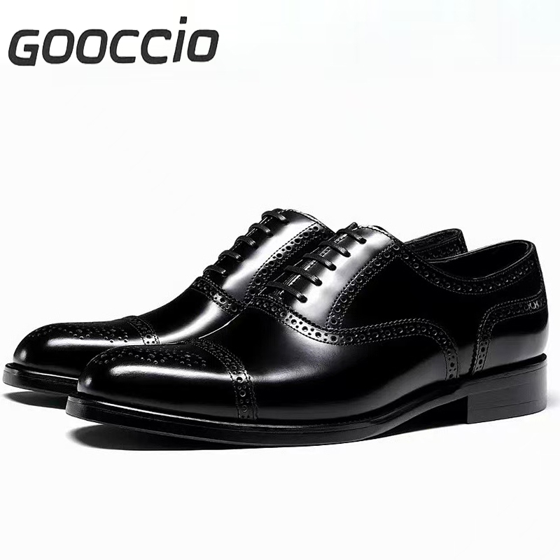 TF205 Museum Calf-Skin Oxford Shoes For Men  GOOCCIO   