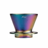 Varia FLO hand-poured replaceable bottom filter cup double-layer stainless steel anti-scalding photolithography cutting titanium-plated filter drip filter