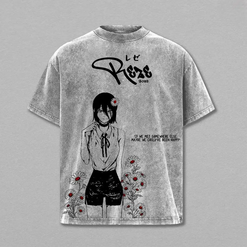 Vintage Oversized T-Shirt Chainsaw Man