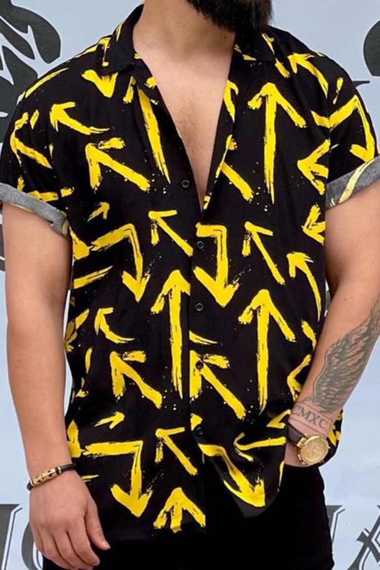 Men's Fashion Casual Print Shirt