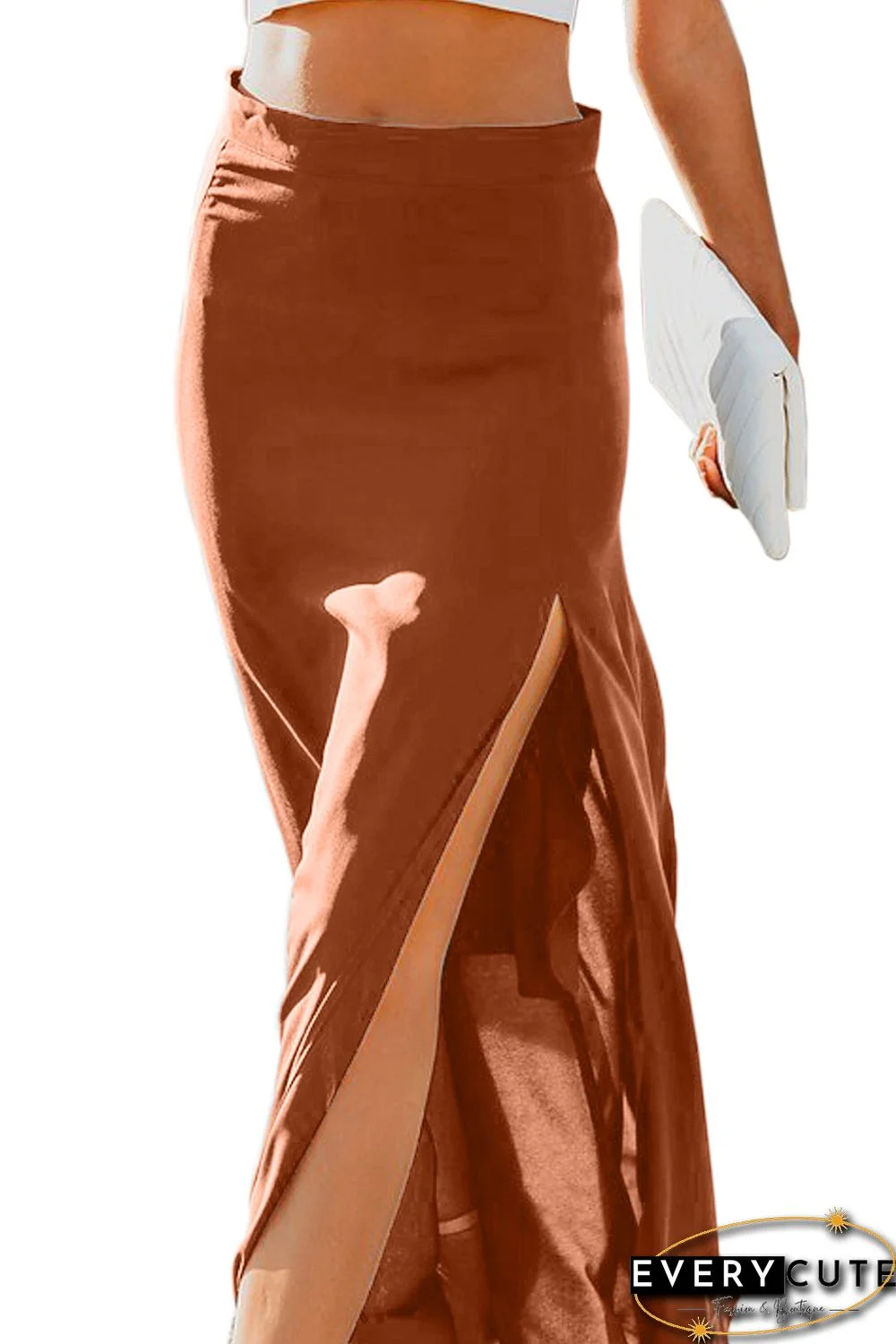 Orange Drop Dead Gorgeous Maxi Skirt