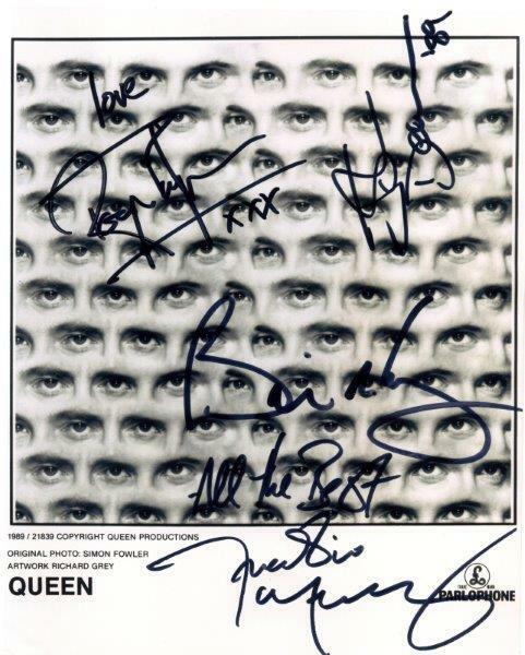 REPRINT - QUEEN Freddie Mercury - May Autographed Signed 8 x 10 Photo Poster painting Poster