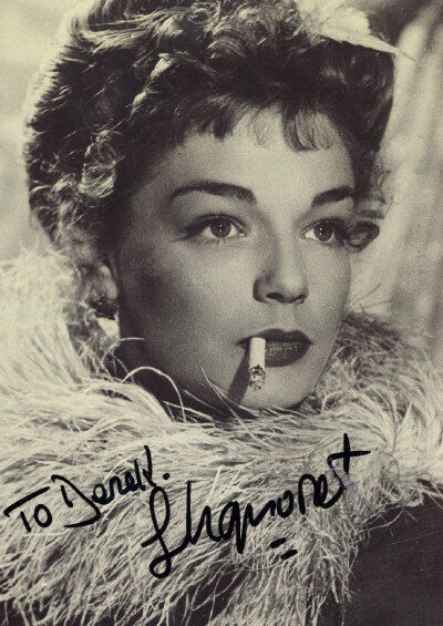 SIMONE SIGNORET Signed Photo Poster paintinggraph - Beautiful French Film Actress - preprint