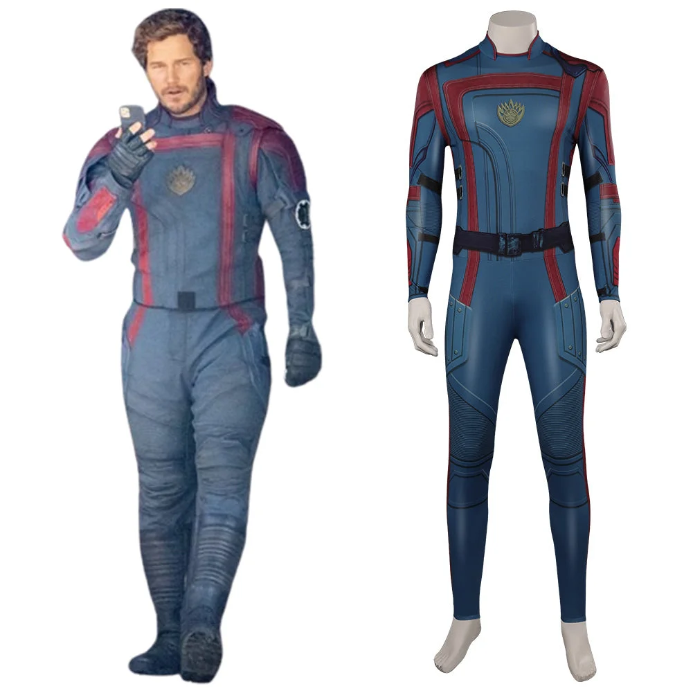 Guardians of the Galaxy Vol. 3 Star-Lord Cosplay Costume Jumpsuit Outfits Halloween Carnival Party Disguise Suit
