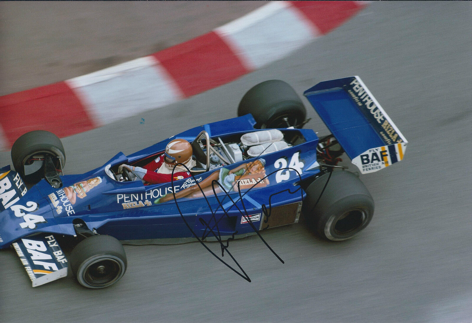 Rupert KEEGAN SIGNED 12x8 Photo Poster painting AFTAL Autograph COA Monte Carlo Monaco Formula 1