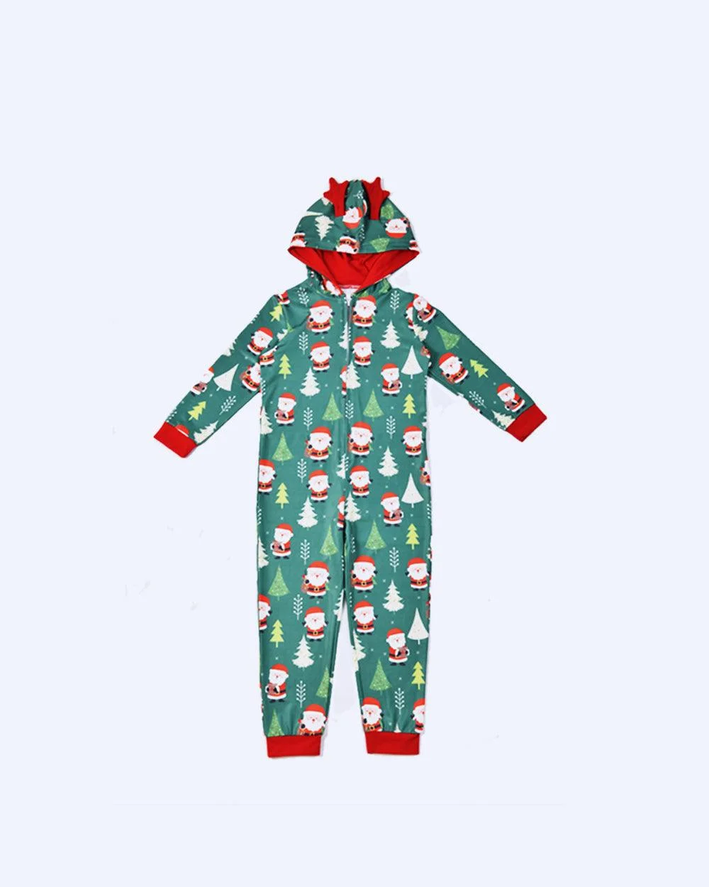 Santa Print Onesie Family Pajamas