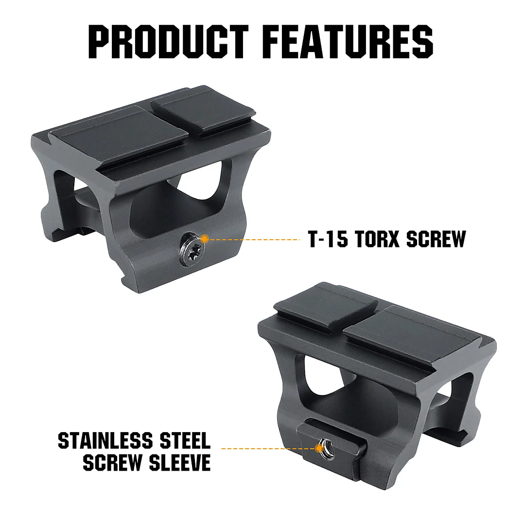 ohhunt® Lower 1/3 Co-Witness Optics Picatinny Riser Mount Compatible with FB-O4/ACRO P1/P2