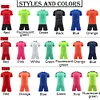 Custom Plain Quick Dry Team Training Wear Mens Sports Football Retro Soccer Jersey Uniforms Sets Soccer Wear
