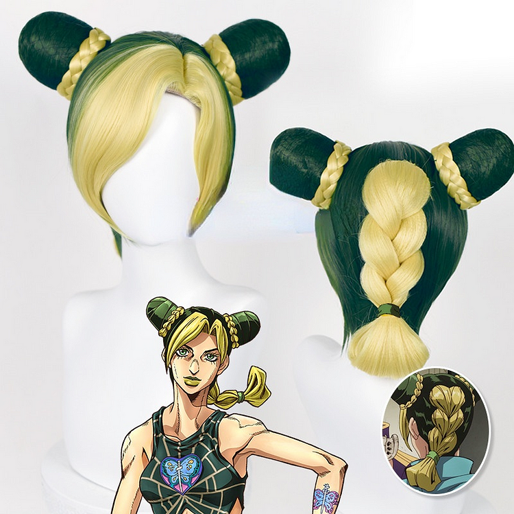 [Pre order 3 months] Jolyne Cujoh Jojo's Stone Ocean Green Cosplay Wig SP17005
