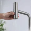 Waterfall Kitchen Faucet with Pull Down Sprayer, Single Handle Control Rainfall Kitchen Sink Faucet