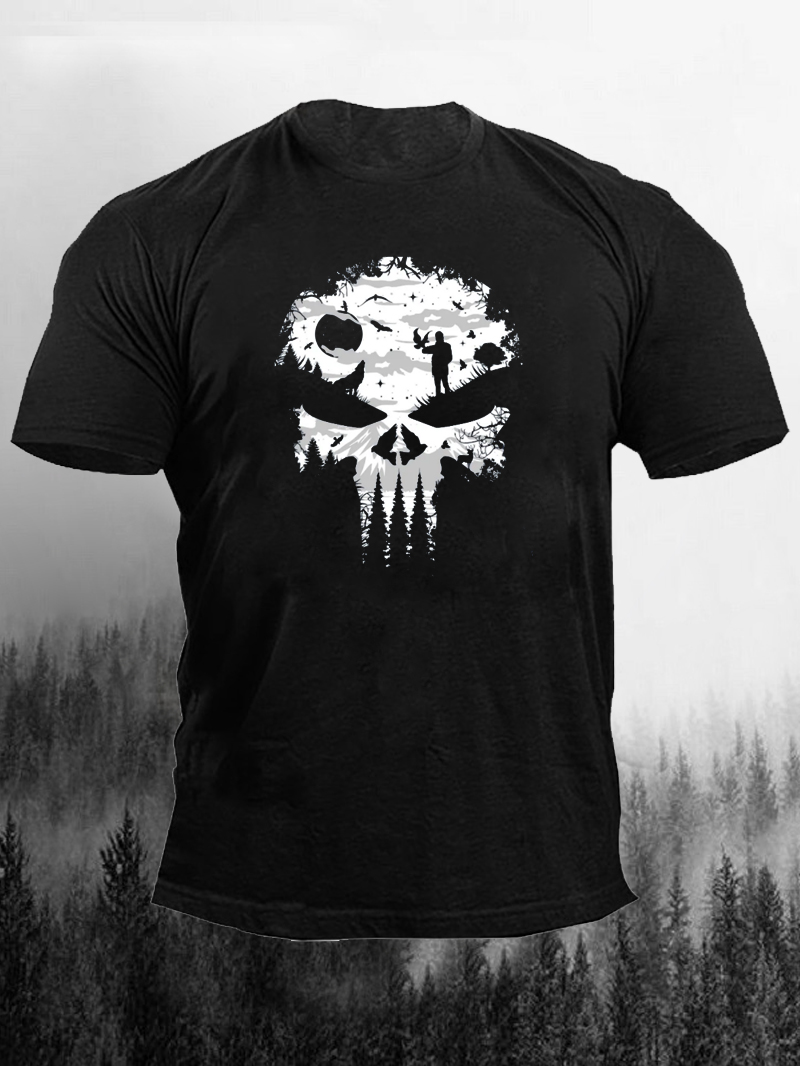 Nature View Printed Men's T-Shirt