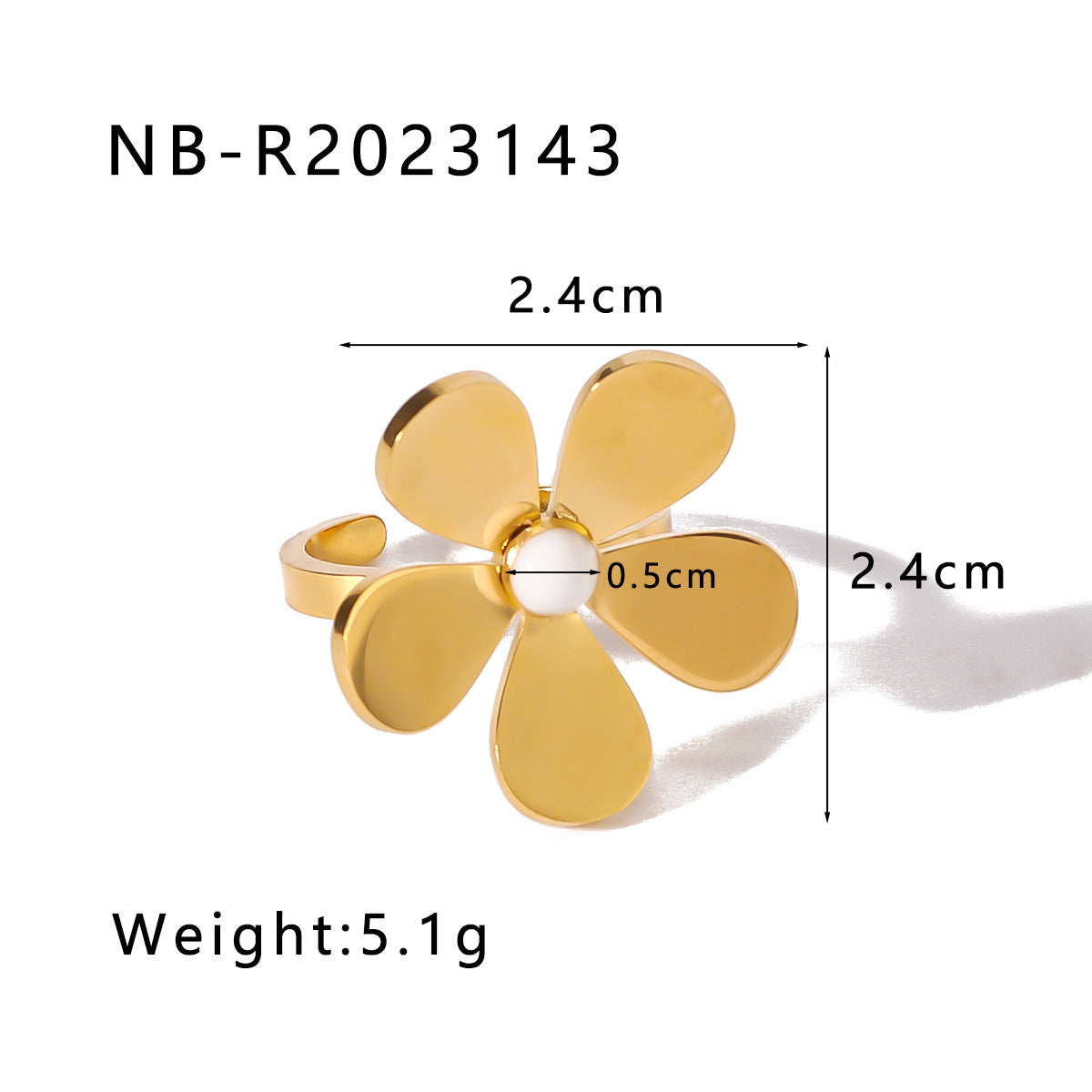 Unisex IG Style Circle Round Geometric Stainless Steel Electroplating Rings