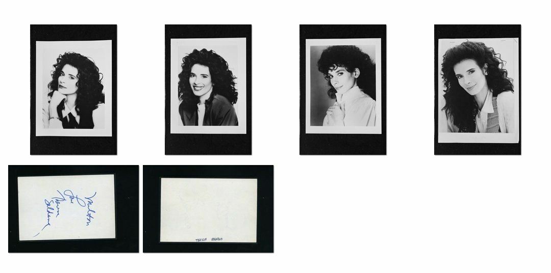 Theresa Saldana - Signed Autograph and Headshot Photo Poster painting set - The Commish