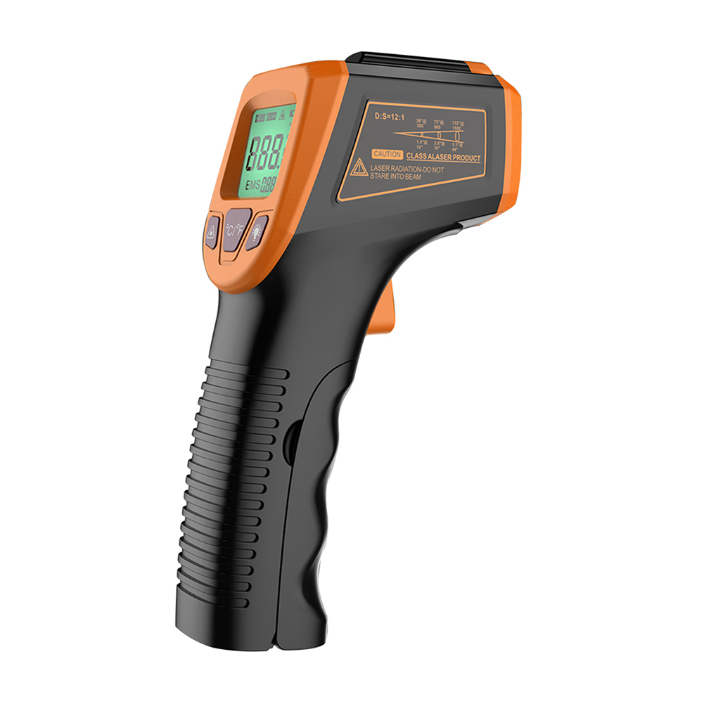 

Digital Infrared Thermometer Laser Temperature Meter Non-contact Pyrometer, Orange, 501 Original